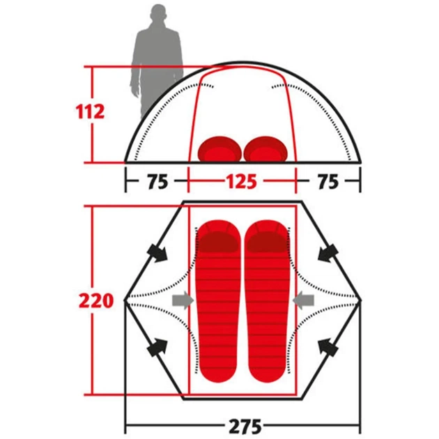 Намет Wechsel Forum 4 2 UL Green (231082) - picture 12