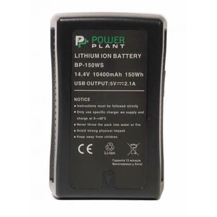 Акумулятор до фото/відео PowerPlant Sony BP-150WS, 10400mAh (DV00DV1415) изображение 1