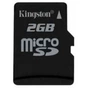 Карта пам'яті 2Gb microSD Kingston (SDC/2GBSP) - зменшене зображення 1