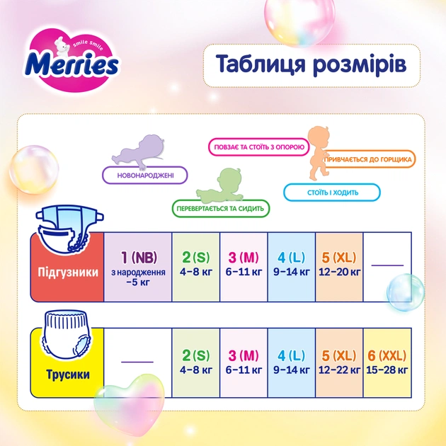 Підгузки Merries розмір L (9-14 кг) 48 шт (4901301420312) - зображення 6