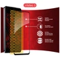 Скло захисне Intaleo Full Glue Infinix Hot 40i Black (1283126588945) - зменшене зображення 7