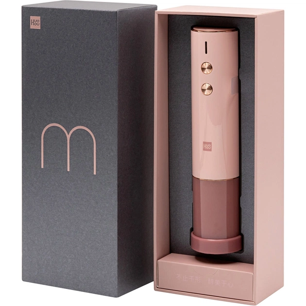 Штопор Xiaomi HuoHou Electric Wine Bottle Opener Pink (HU0121) - picture 7