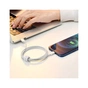Дата кабель USB 2.0 AM to Lightning 1.0m 2.4A white Baseus (CALYS-A02) - уменьшенное изображение 5