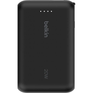Батарея універсальна Belkin 10000mAh, 20W, USB-C, Black (BPB021HQBK) зображення 1