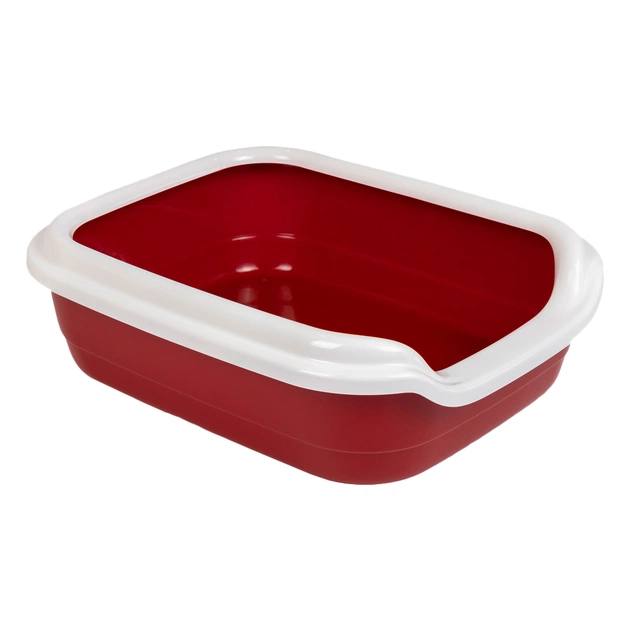 Туалет для котів Природа Comfort L (бордо) (4823082417391) - picture 1