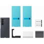 Чохол до мобільного телефона Samsung Galaxy Fold 8 Ultra Silicone Ring Magnet Graphite (EF-EF976CBEGUA) - зменшене зображення 3