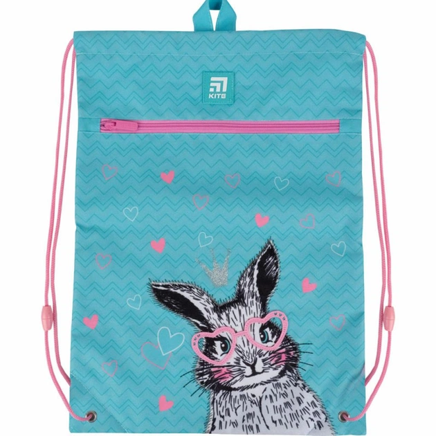Сумка для взуття Kite Education Cute Bunny з кишенею (K21-601M-1) - изображение 1