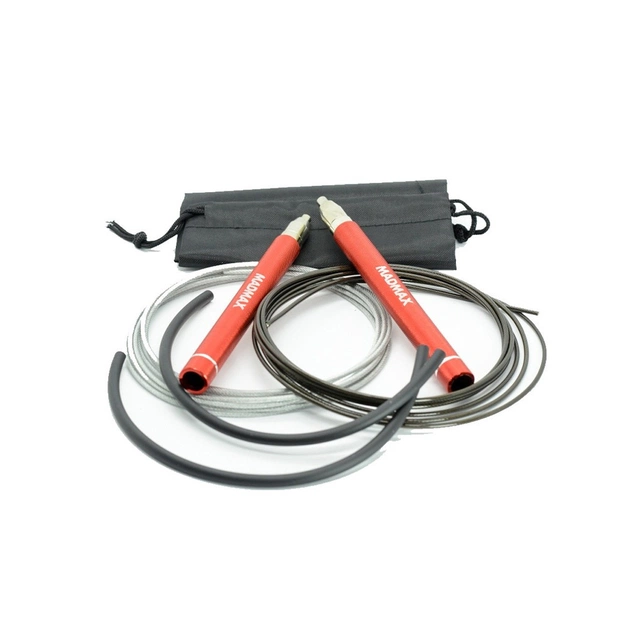 Скакалка MadMax MFA-286 Speed jump rope швидкісна Червона (MFA-286-RED-U) - picture 5