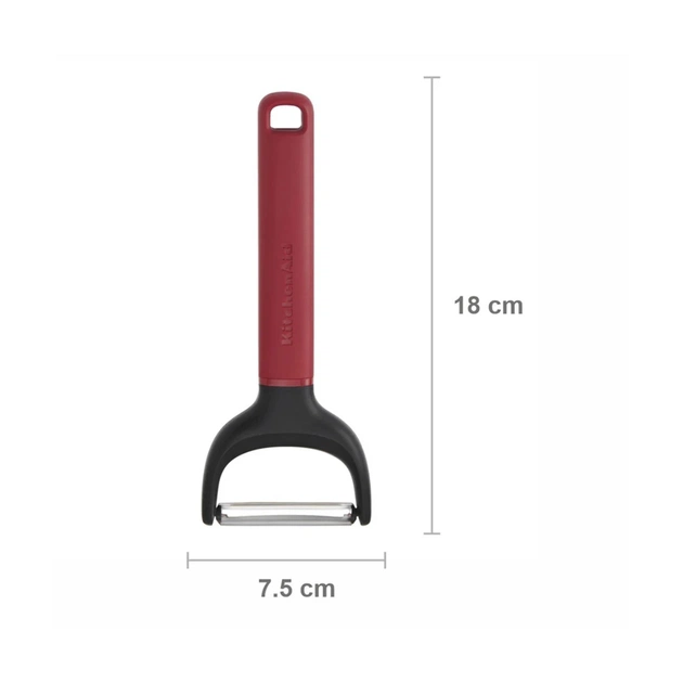 Овощечистка KitchenAid Classic горизонтальна 18 см червоний (KHA145OHEREG) - изображение 4