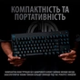 Клавіатура Logitech G PRO Mechanical Gaming USB UA Black (920-009392) - зменшене зображення 4