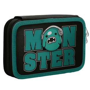 Пенал Yes Monster твердий подвійний (532885) зображення 1