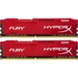 Модуль пам'яті для комп'ютера DDR4 32GB (2x16GB) 2666 MHz HyperX FURY Red Kingston Fury (ex.HyperX) (HX426C16FRK2/32) - зменшене зображення 1