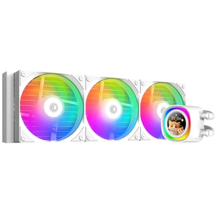 Система водяного охолодження ID-Cooling FX360 LCD White зображення 1