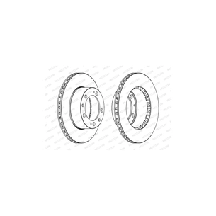 Гальмівний диск FERODO DDF616 зображення 1