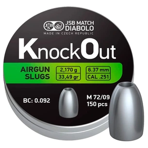 Пульки JSB Diabolo KnockOut Slugs 251 (546125-150) зображення 1