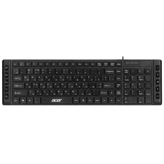 Клавіатура Acer OKW010 USB Black (ZL.KBDEE.012) - зображення 1