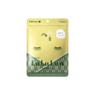 Маска для лица Lululun Premium Face Mask Зеленый чай из Киото 7 шт (4582305065855) изображение 1