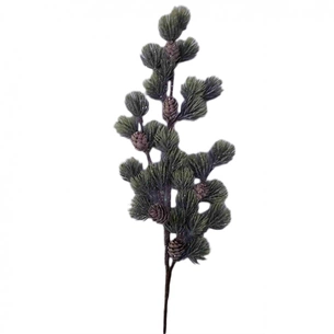 Декоративна гілка YES! Fun Хвойна з шишками 68 см (975011) picture 1