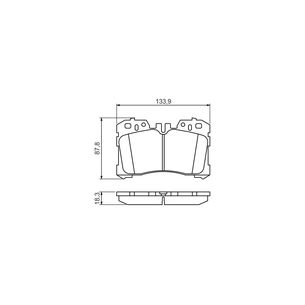 Гальмівні колодки Bosch 0 986 494 423 зображення 1