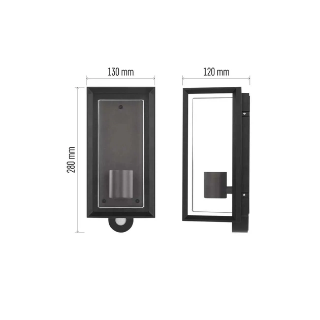Світильник EMOS E27 IP44 15W з датчиком руху (ZGH040P) - picture 6