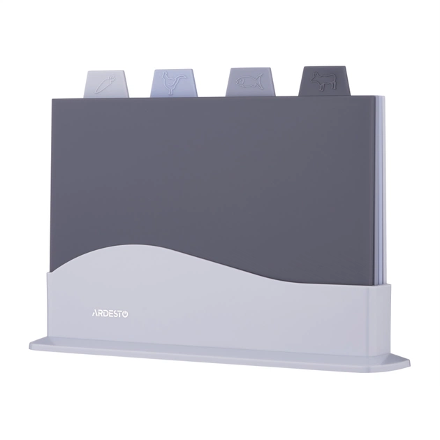 Дошка для нарізання Ardesto Fresh набір 4 шт на підставці (AR1404GB) - picture 1