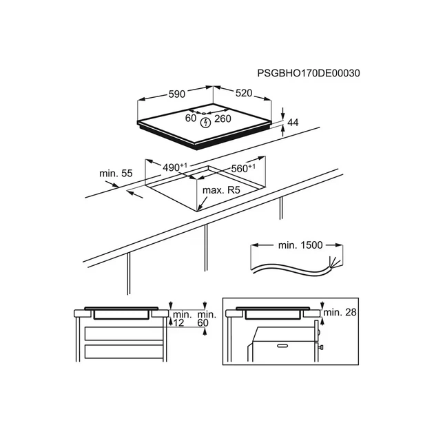 Варочна поверхня Electrolux CIR60430CB - picture 12