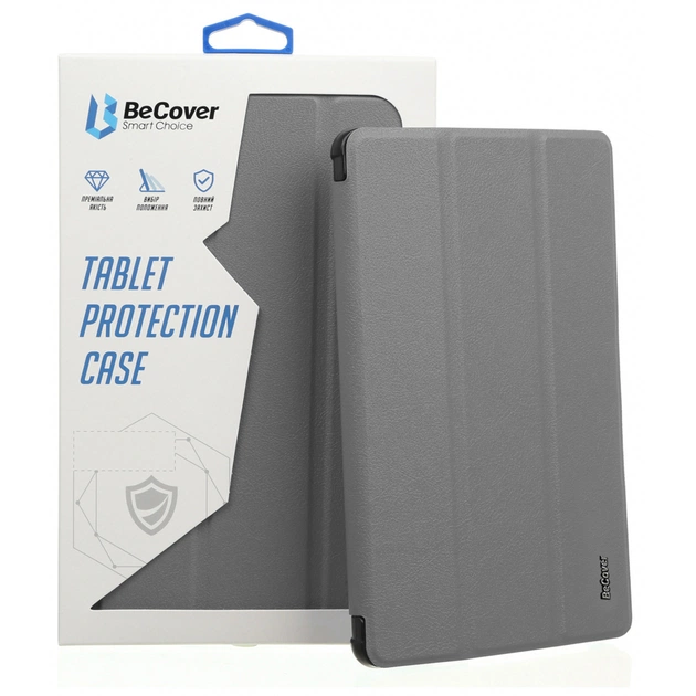 Чохол до планшета BeCover Soft Edge Pencil Apple iPad 10.2 2019/2020/2021 Gray (706813) - зображення 1