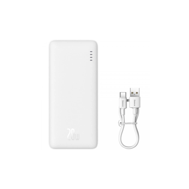 Батарея універсальна Baseus 10000mAh Airpow 20W, PD, QC, White (PPQD090002) - зображення 9
