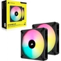 Кулер до корпусу Corsair AF140 RGB Elite Dual Pack (CO-9050156-WW) - зменшене зображення 2