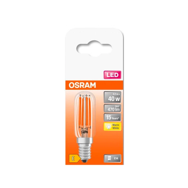 Лампочка Osram LED T26 40 4W/827 230V FIL E14 (4058075432932) - зображення 3
