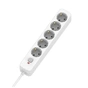 Мережевий фільтр живлення ColorWay CCA-3G1MM 5 розеток, 2m White (CW-PSEA1052W) - зменшене зображення 1