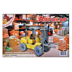 Збірна модель Мир деревянных игрушек Автокар (П024с) зображення 1