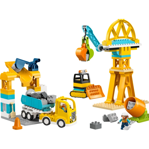 Конструктор LEGO DUPLO Town 3-в-1 Будівельний майданчик і техніка (10476) - picture 2