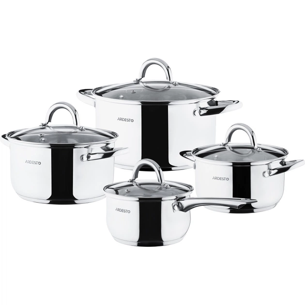 Набір посуду Ardesto Gemini Gourmet 8 предметів (AR1908PS) - picture 1