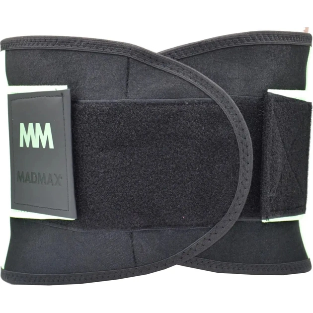 Пояс компресійний MadMax MFA-277 Slimming and Support Belt black/neon green M (MFA-277-GRN_M) - picture 8