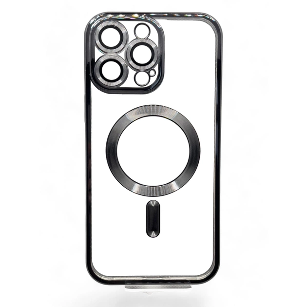Чехол для мобильного телефона BeCover TPU Chrome Case (MagSafe) для Apple iPhone 16 Pro Max Black (712085) - изображение 1