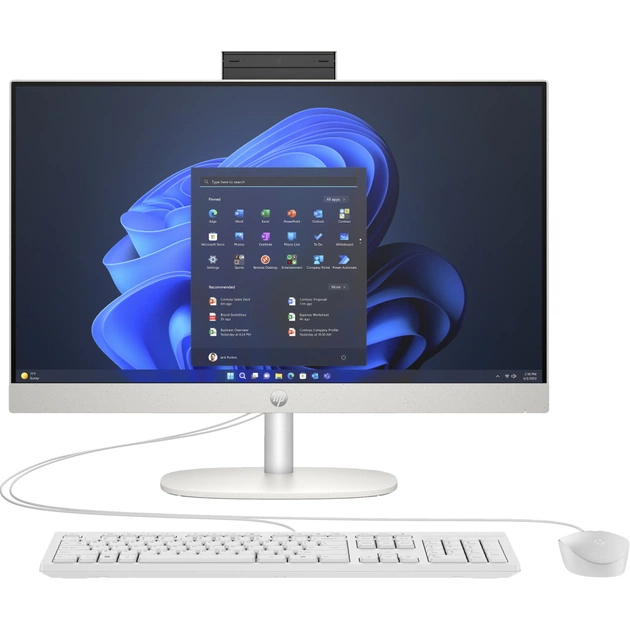 Комп'ютер HP ProOne 245 G10 AiO / Ryzen5 7520U, 16, 512, Cam, WiFi, K&M, W11P64 (936K4EA) - зображення 1