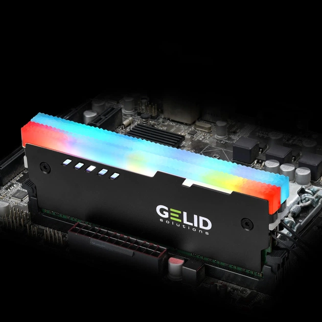 Охолодження для пам'яті Gelid Solutions Lumen RGB RAM Memory Cooling Black (GZ-RGB-01) - picture 6