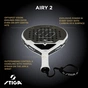 Ракетка для падел тенісу Stiga Racket AIRY 2 (2204-1311-01) (932054) - зменшене зображення 6