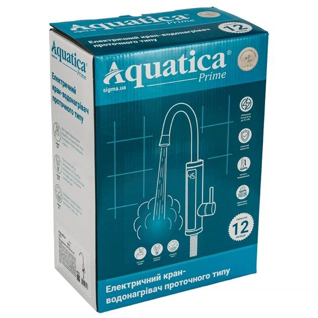 Проточний водонагрівач AQUATICA s96 3.3кВт для кухн (9796113) - зображення 11