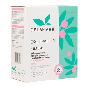 Пральний порошок DeLaMark з ароматом Лічі 1 кг (4820152332516) зображення 1