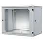 Шафа настінна Conteg 18U 19" 600x600мм RAL7035 (RUN-18-60/60) - зменшене зображення 1
