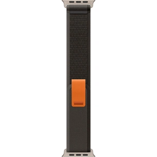 Ремінець до смарт-годинника Apple 49mm Trail Loop - M/L Black/Gray (MQEQ3ZM/A) зображення 1