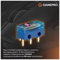 Мишка GamePro Genesis Ranker Wireless/Bluetooth/USB Black (GM012B) - зменшене зображення 6