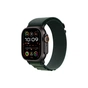 Смарт-годинник Apple Watch Ultra 2 2024 GPS + Cellular 49mm Black Titanium Case with Dark Green Alpine Loop - Medium (MX4R3UL/A) - уменьшенное изображение 1