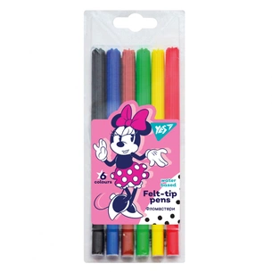 Фломастери Yes Minnie Mouse, 6 кольорів (650512) зображення 1