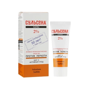Паста для догляду за волоссям Сульсена лікувально-профілактична проти лупи 2% 75 мл (4823052201067) зображення 1