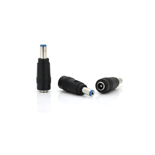 Перехідник DC 5.5x2.1mm (папа) - 5,5х2,5mm (мама) Blue Voltronic (01891 / YT-A-5.5x2.1M/5,5х2,5F-B) зображення 1