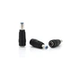 Перехідник DC 5.5x2.1mm (папа) - 5,5х2,5mm (мама) Blue Voltronic (01891 / YT-A-5.5x2.1M/5,5х2,5F-B) - зменшене зображення 1