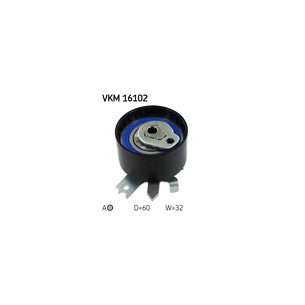 Ролик натягувача ременя SKF VKM 16102 зображення 1